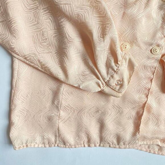 Vintage peach blouse - Picture 4 of 8